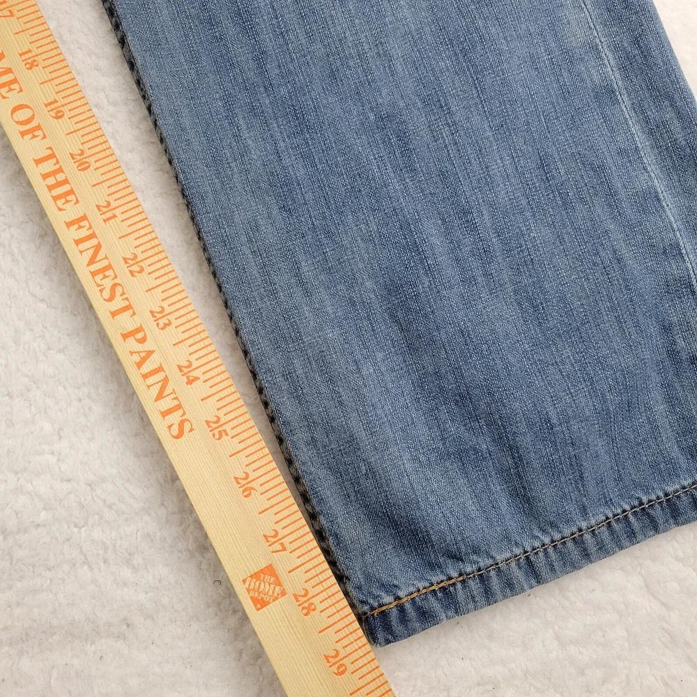 Levis 505 Regular Fit Straight Leg Jeans Mens 38 x 30 Measures 37 x 29 Blue Cott